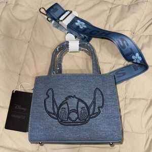 Disney Loungefly Stitch Denim hand Bag